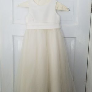 David's Bridal flower girl dress
